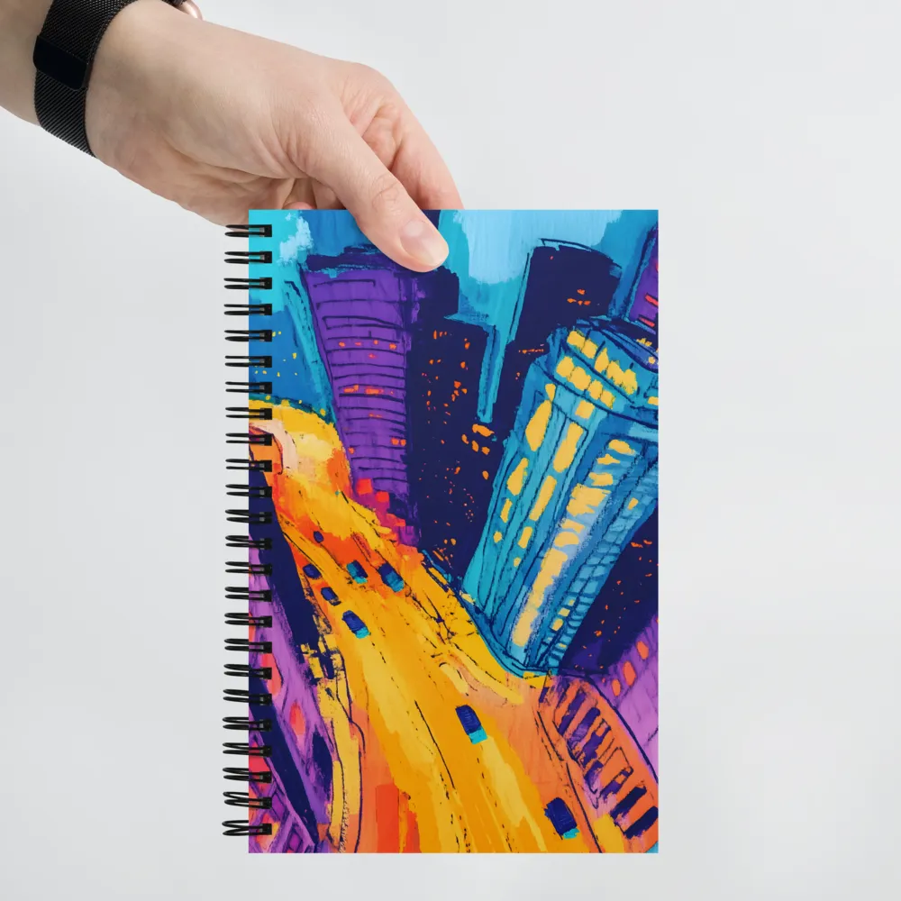 Urban Energy Flow 
 Spiral Notebook | 140 pages