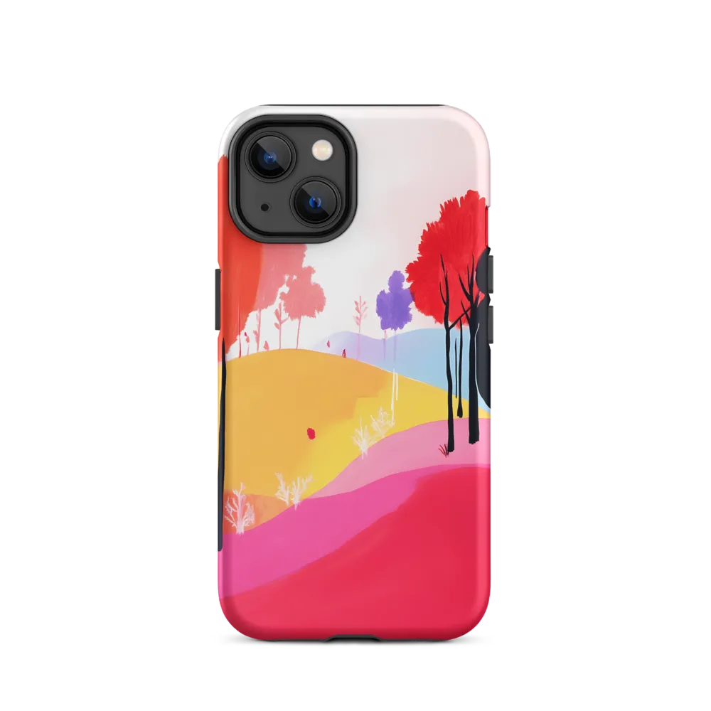 Abstract Vibrant Landscape | Phone Case