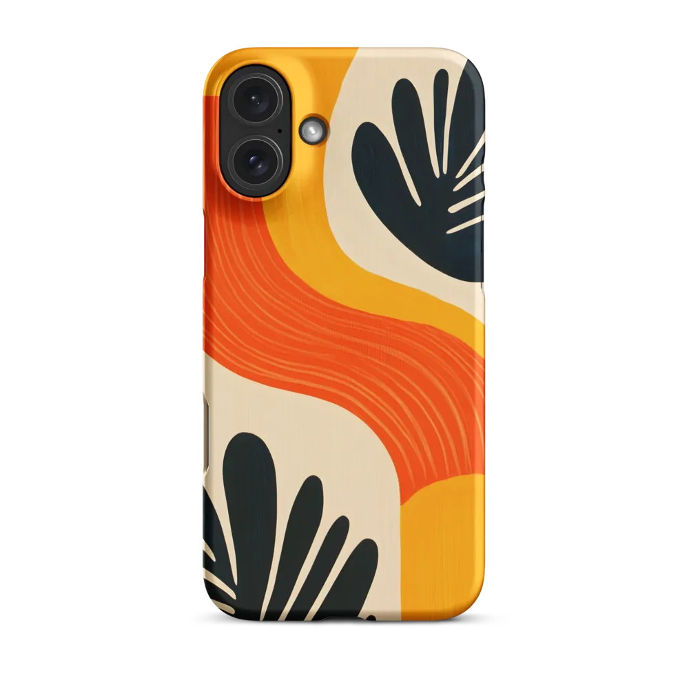 Orange Curve and Cutouts | Phone Case