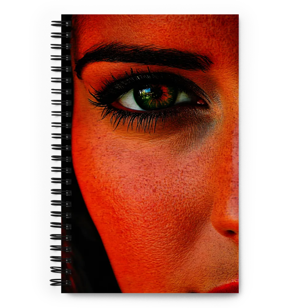 Gaze of Ember 
 Spiral Notebook | 140 pages