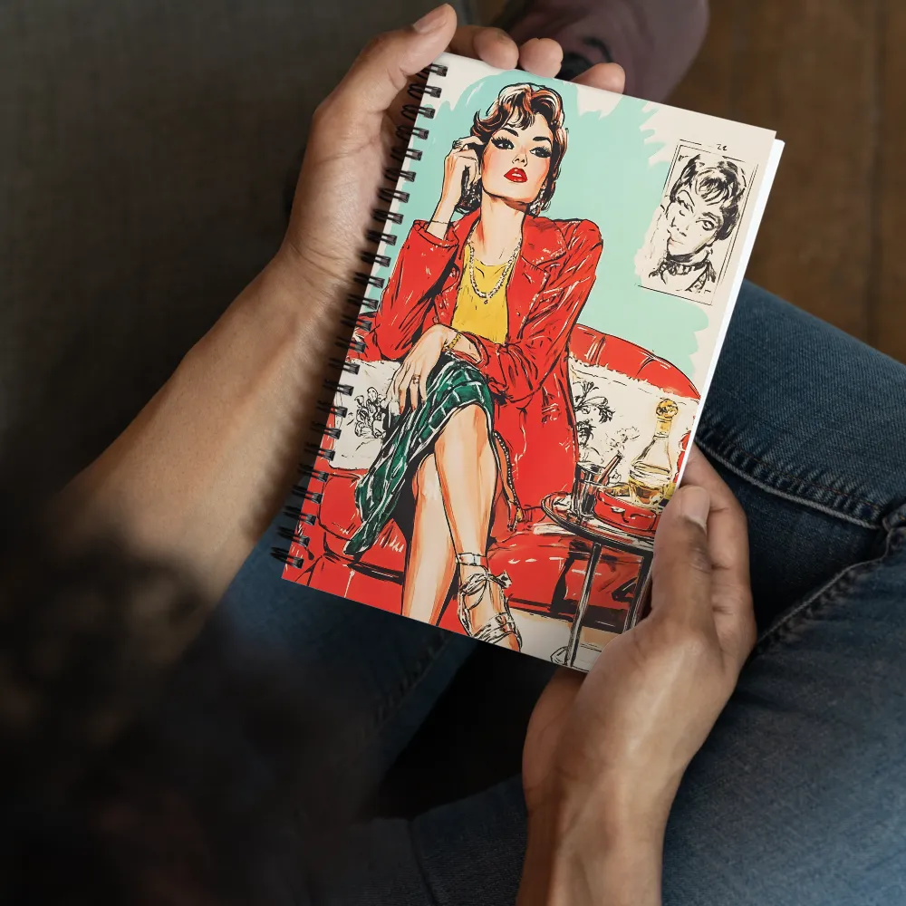 Mid-Century Chic 
 Spiral Notebook | 140 pages