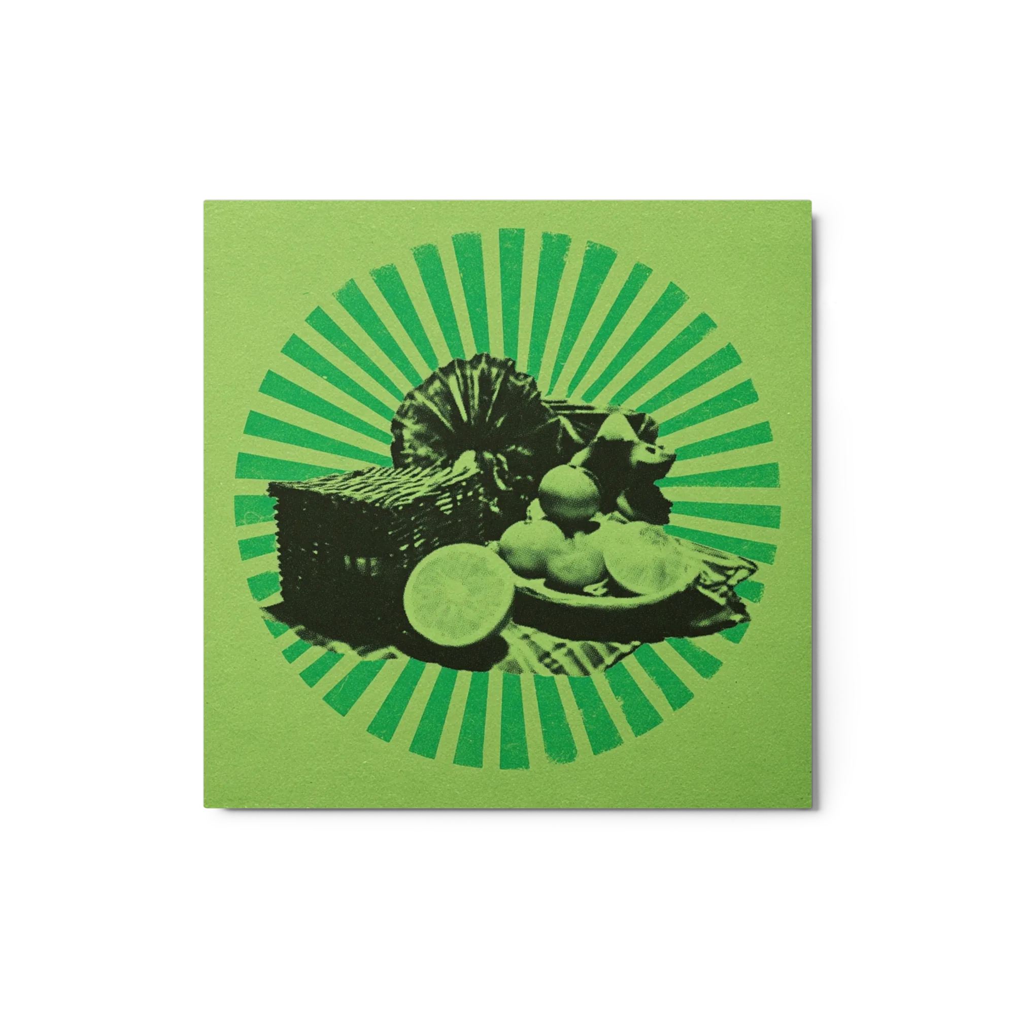 Green Sunburst Still Life
