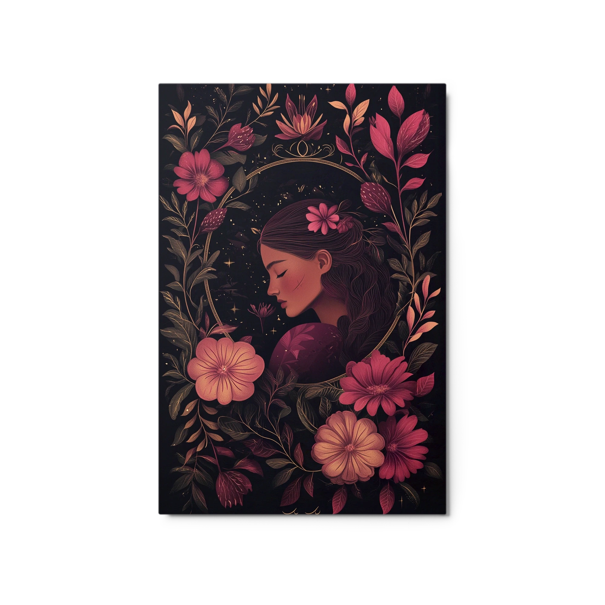 Floral Portrait of a Woman
