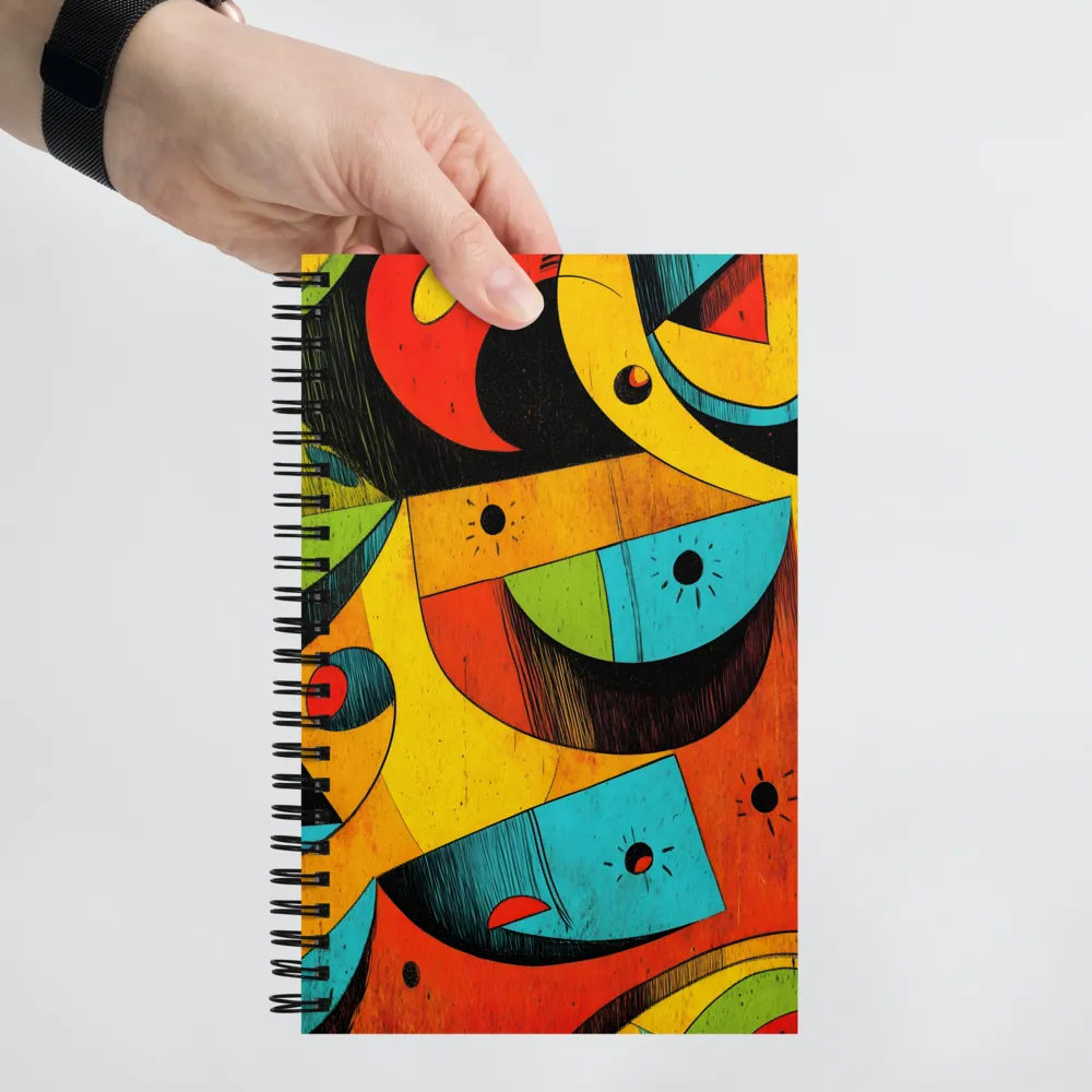 Fragmented Vibrancy 
 Spiral Notebook | 140 pages