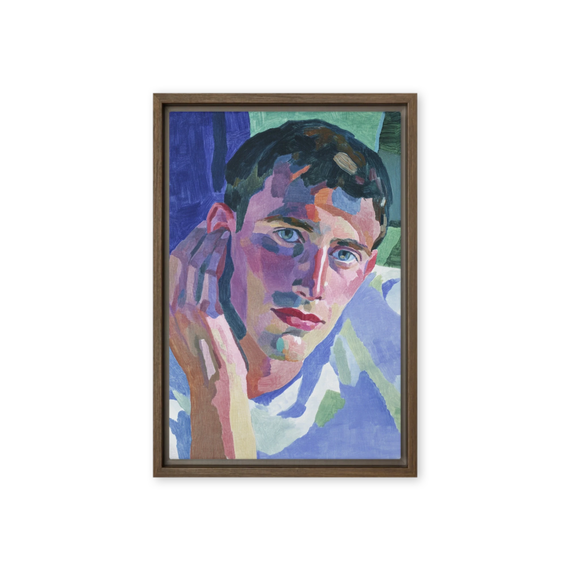 Contemplative Young Man Portrait