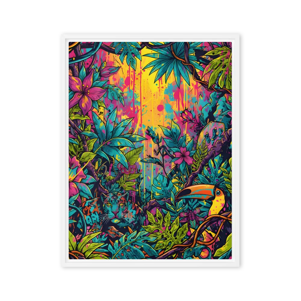 Psychedelic Jungle Sanctuary 
 Canvas | 12″x 16″