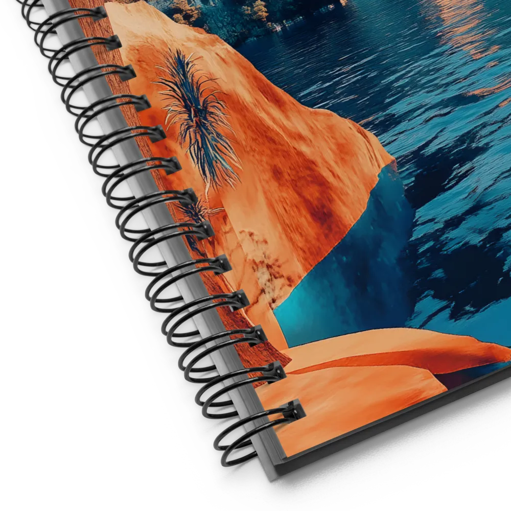 Tranquil Autumn Coastline 
 Spiral Notebook | 140 pages