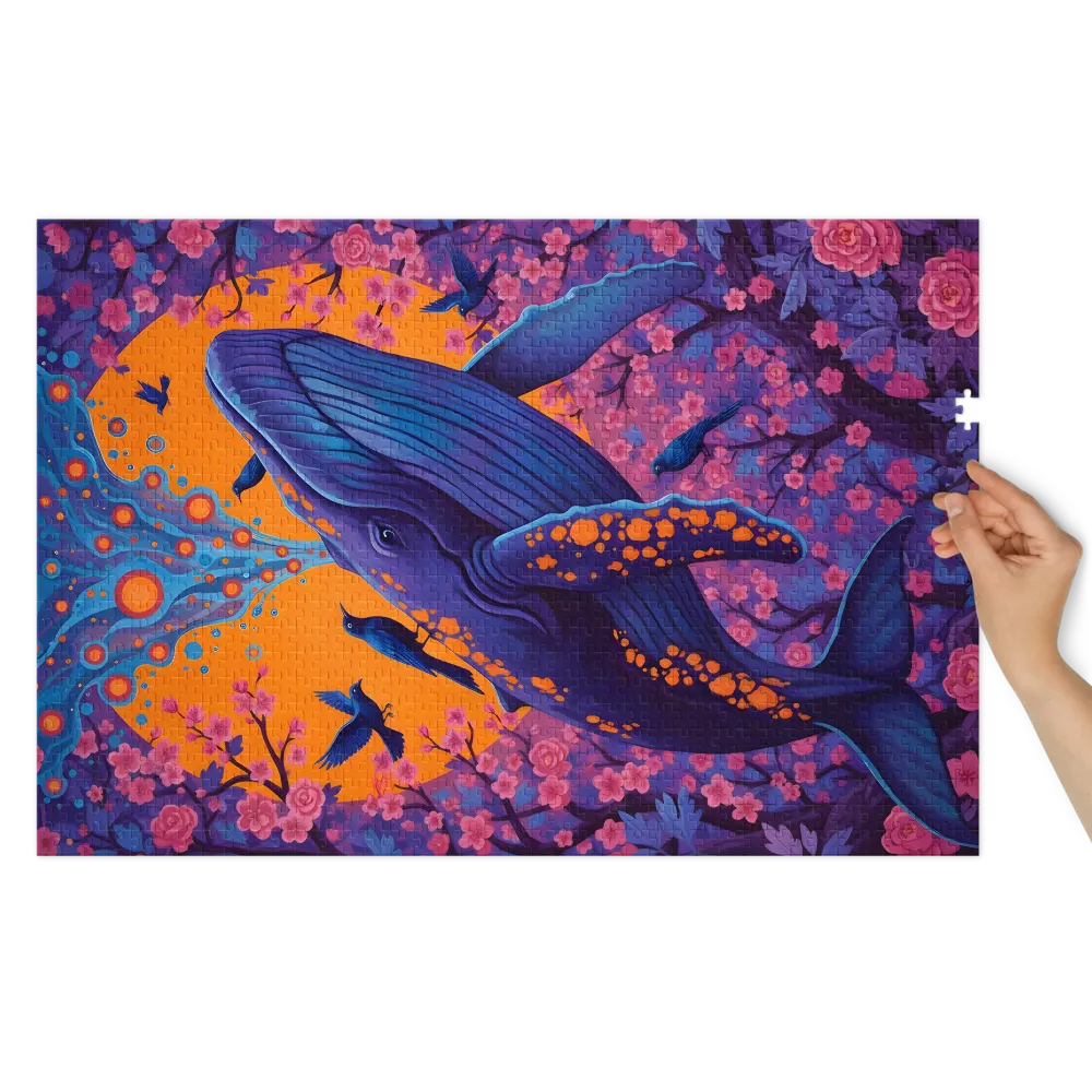 Blooming Whale | Jigsaw Puzzles