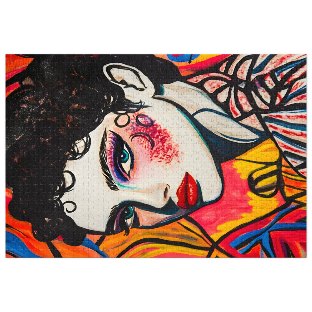 Bold Portrait of a Woman | Jigsaw Puzzle (252/520 pieces)