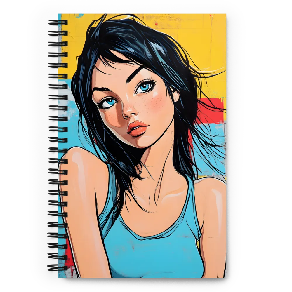 Gaze of Vivid Hues 
 Spiral Notebook | 140 pages