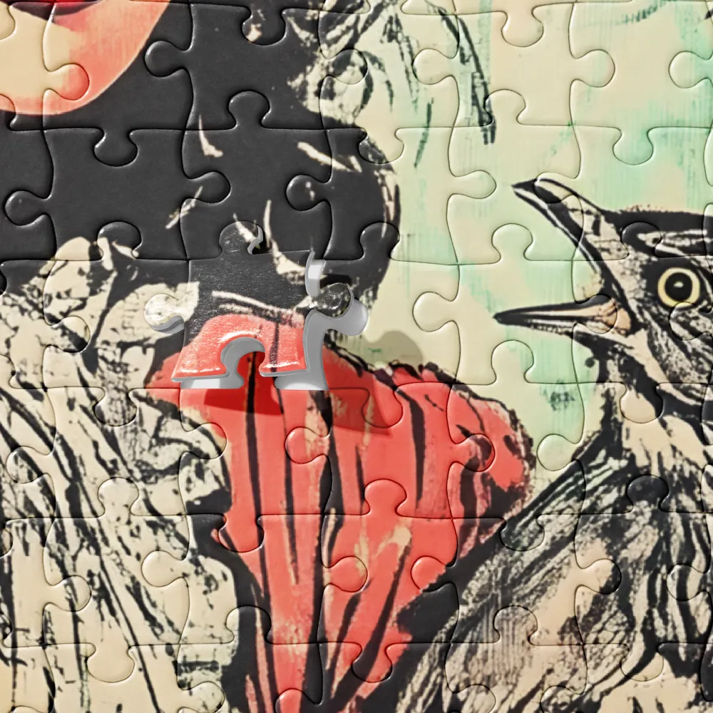 Pin-up Enchantress 
 Jigsaw Puzzle in Tin Box