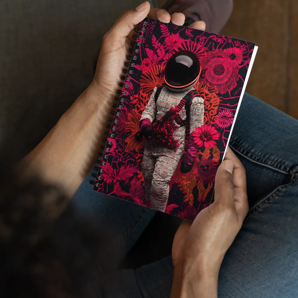 Cosmic Floral Voyager 
 Spiral Notebook | 140 pages