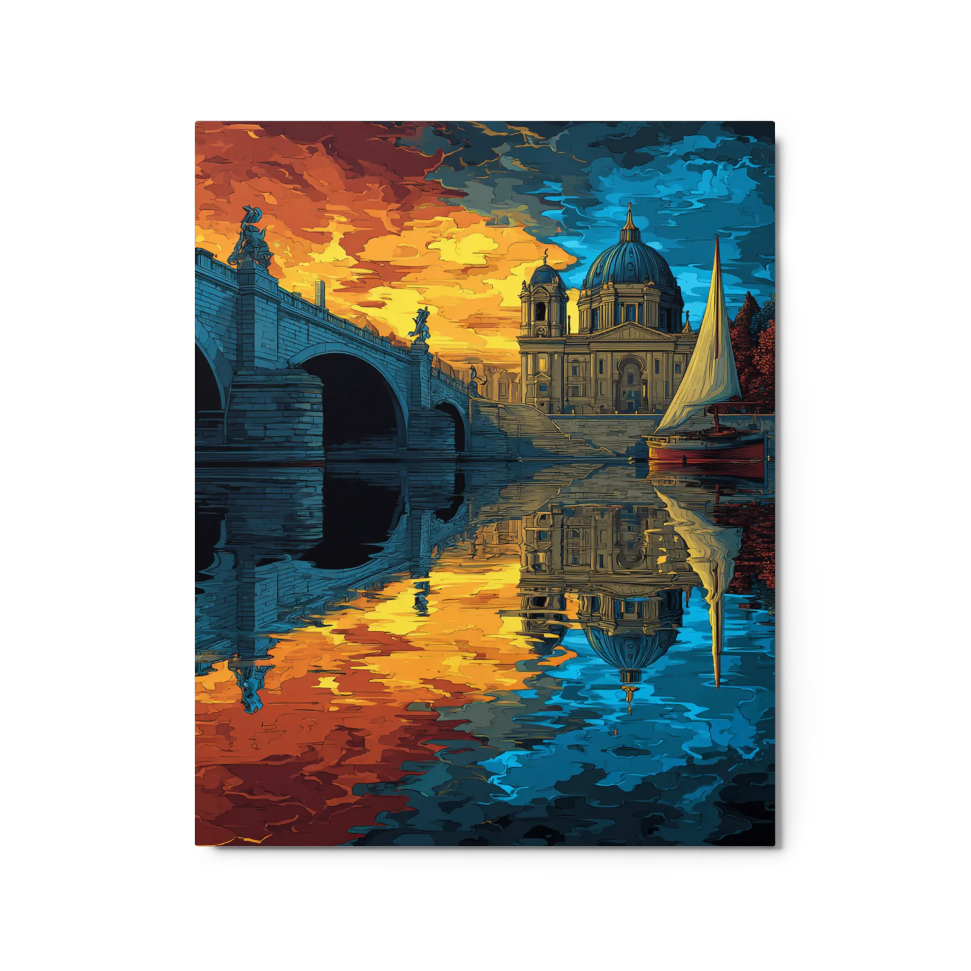 Urban Reflections at Twilight