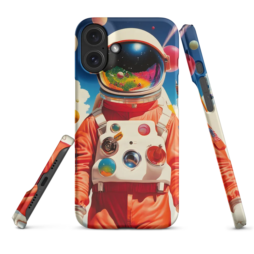 Surreal Astronaut with Planets | Phone Case