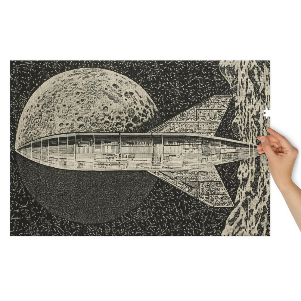 Ascensão Lunar 
 Puzzle em caixa de metal