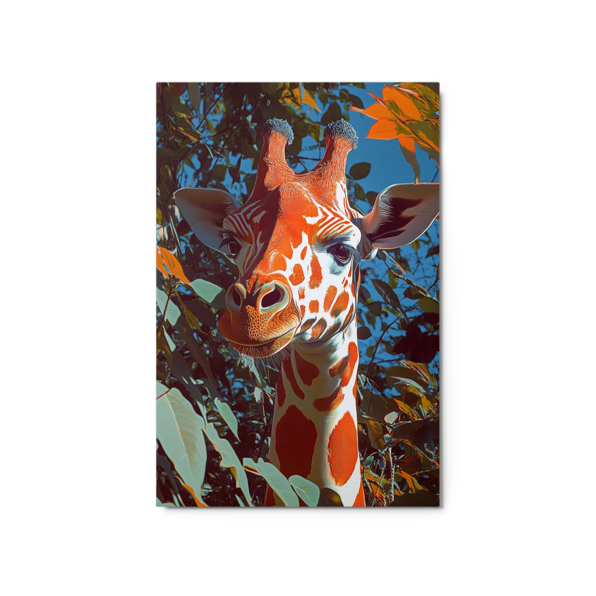 Digital Art Giraffe Portrait