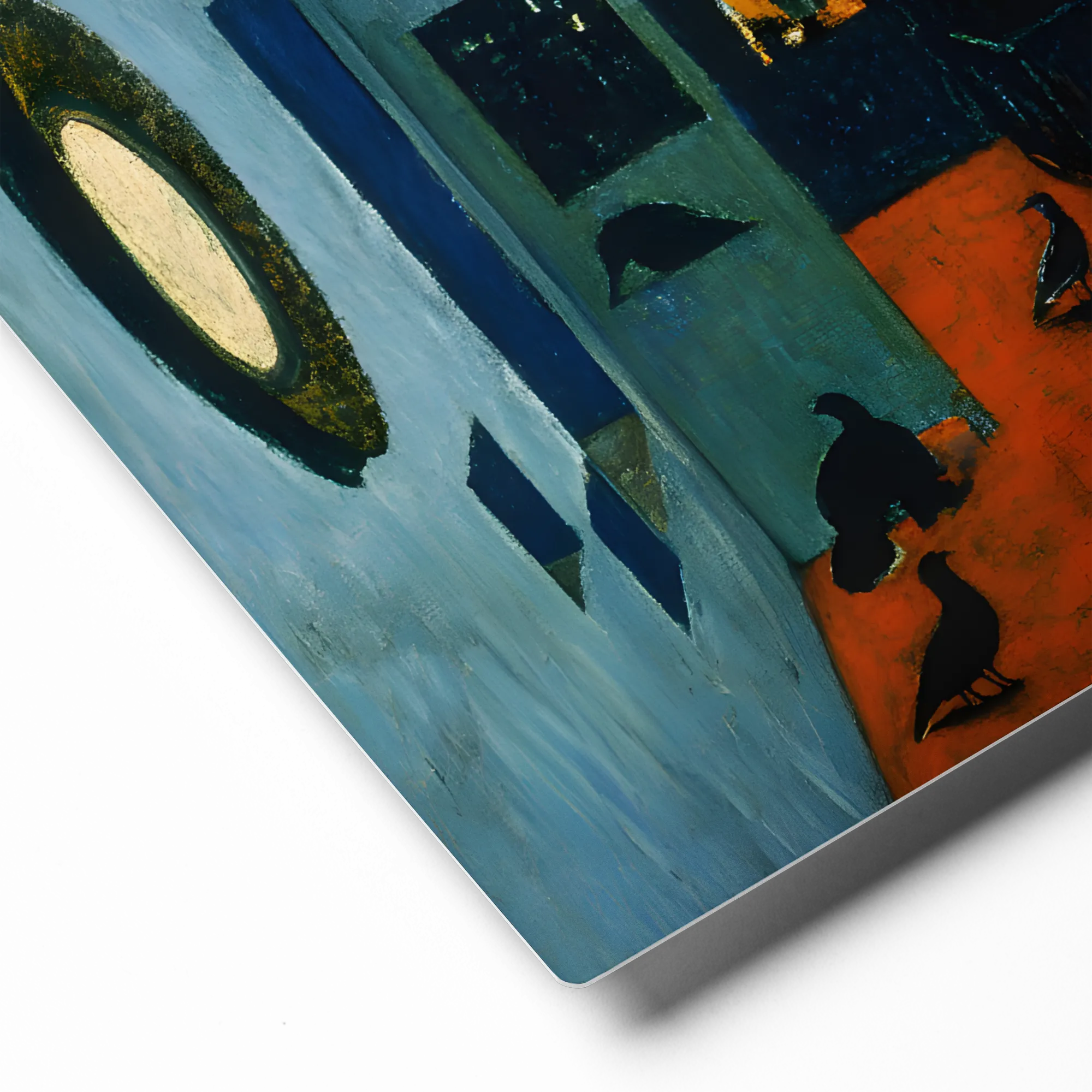 Echoes in Blue 
 Canvas | 26″x 26″