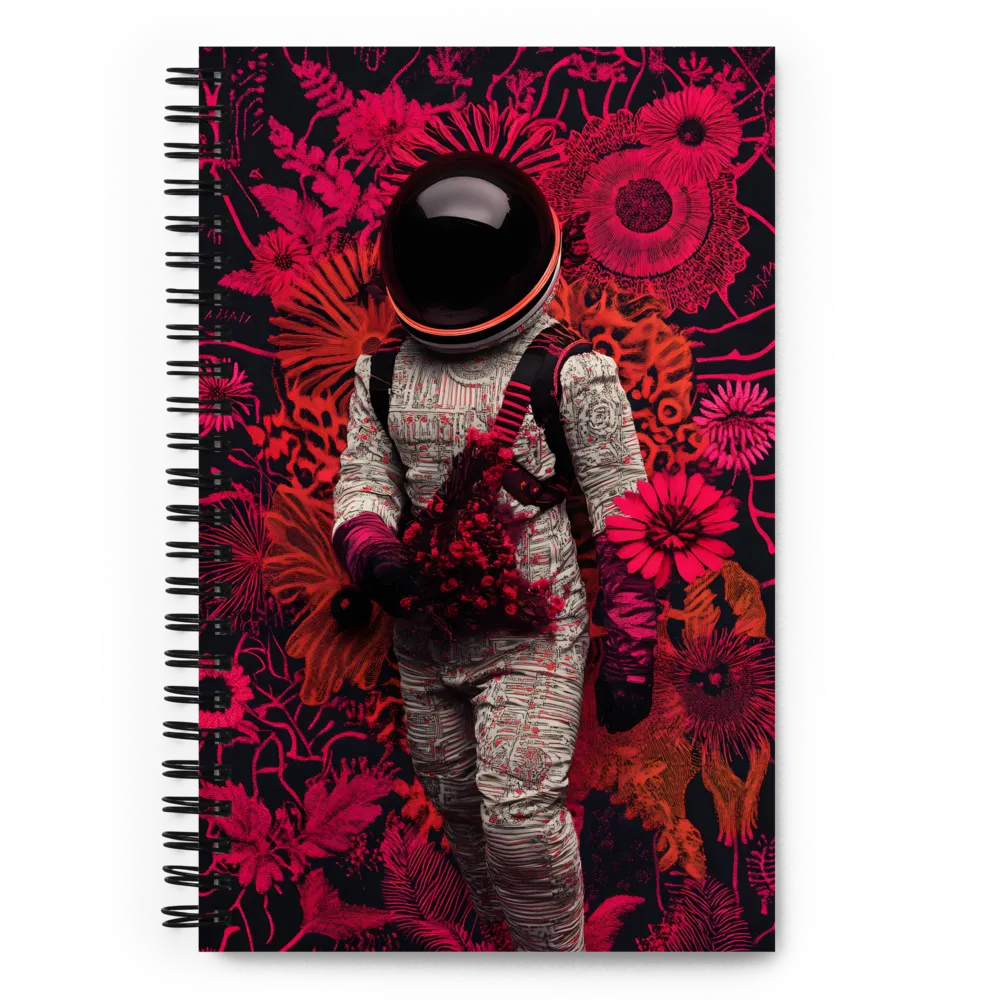 Cosmic Floral Voyager 
 Spiral Notebook | 140 pages