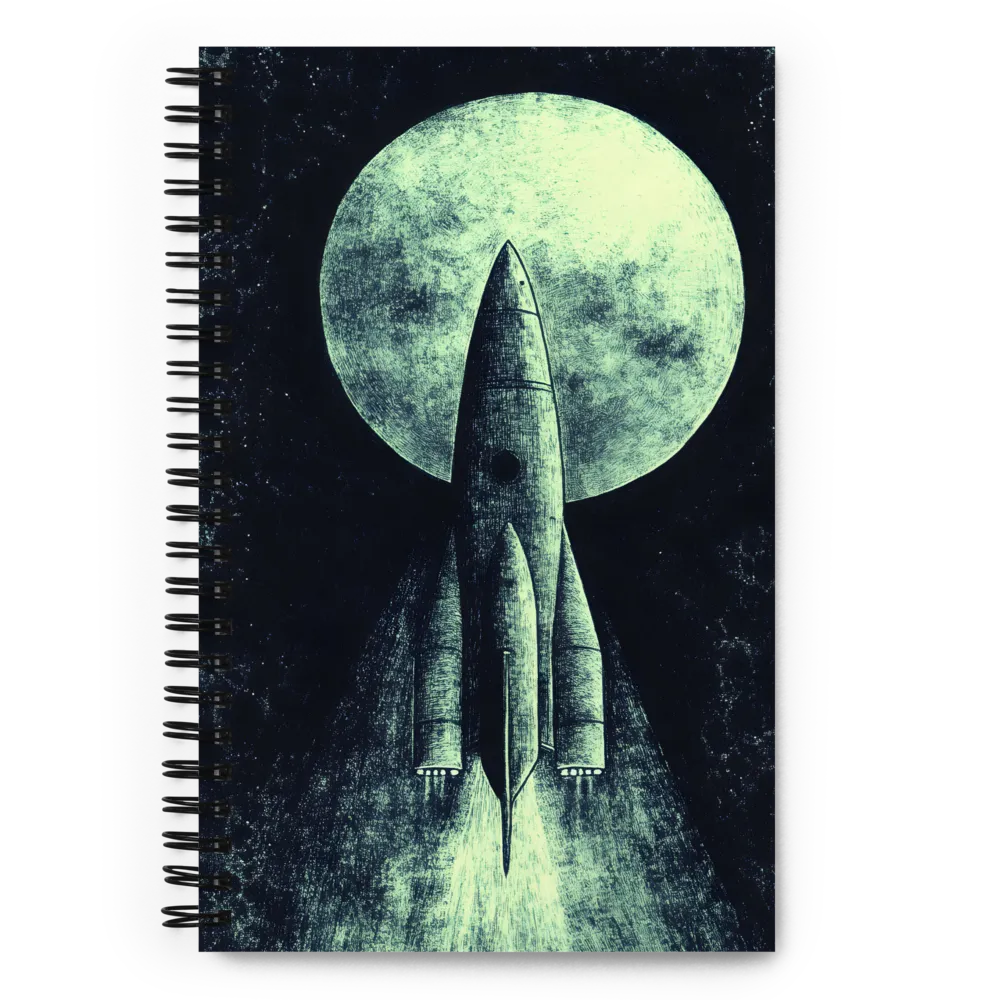 Lunar Ascent 
 Spiral Notebook | 140 pages