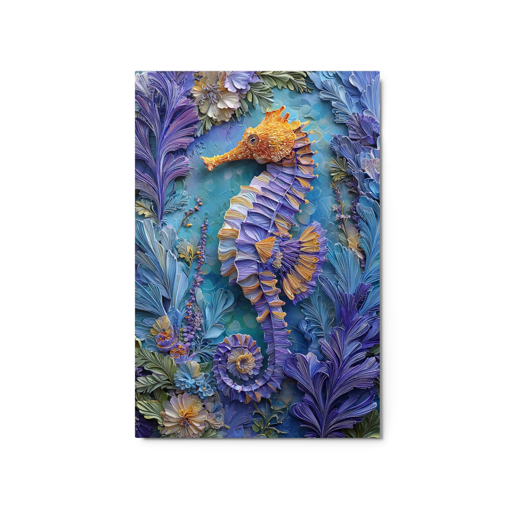 The Violet Seahorse | Art Print