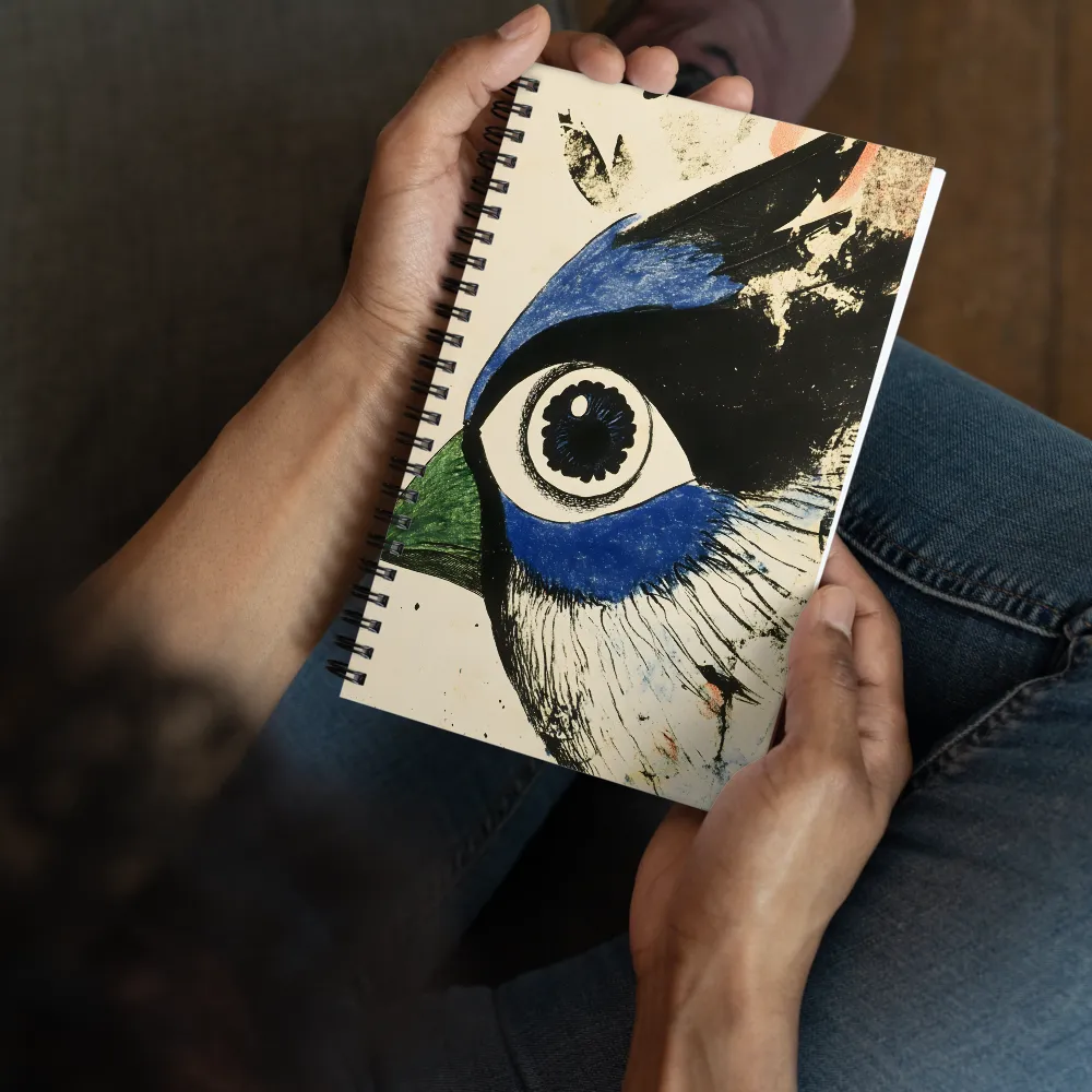 Staring Bird Eye 
 Spiral Notebook | 140 pages