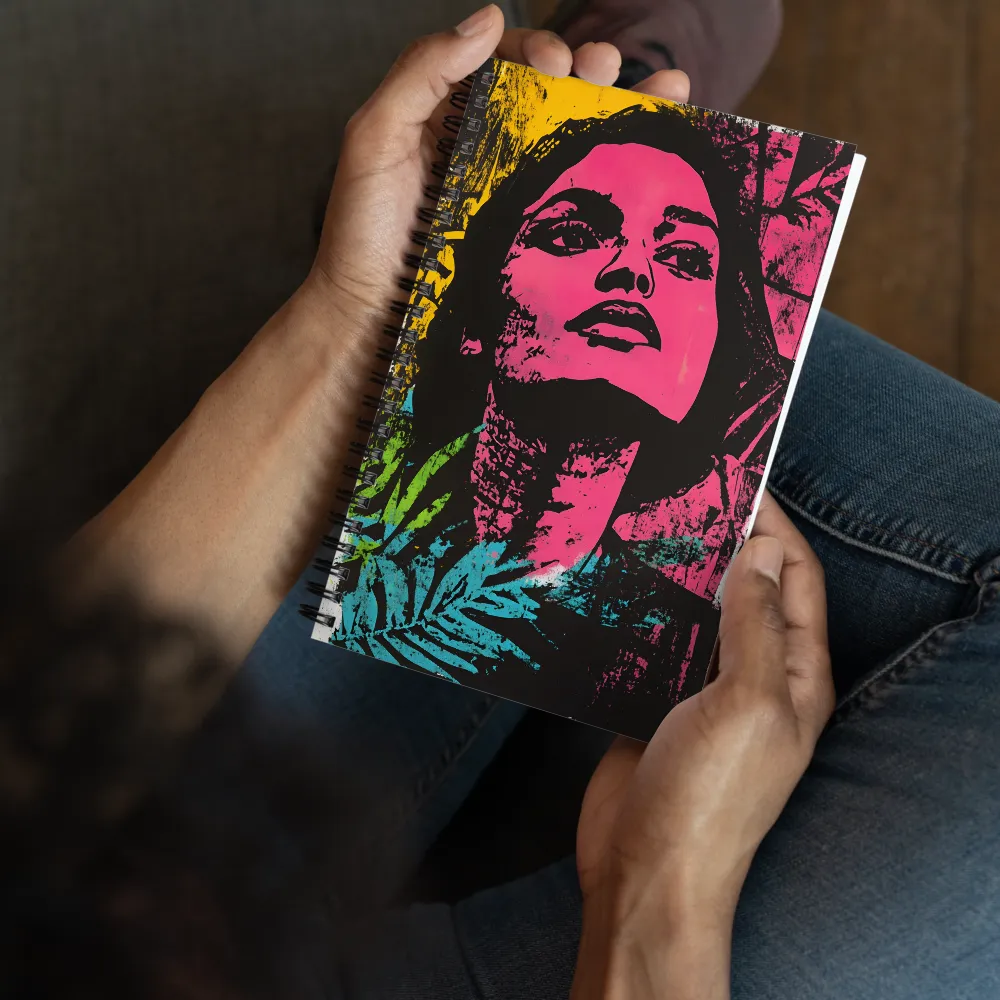 Neo Pop Portrait 
 Spiral Notebook | 140 pages