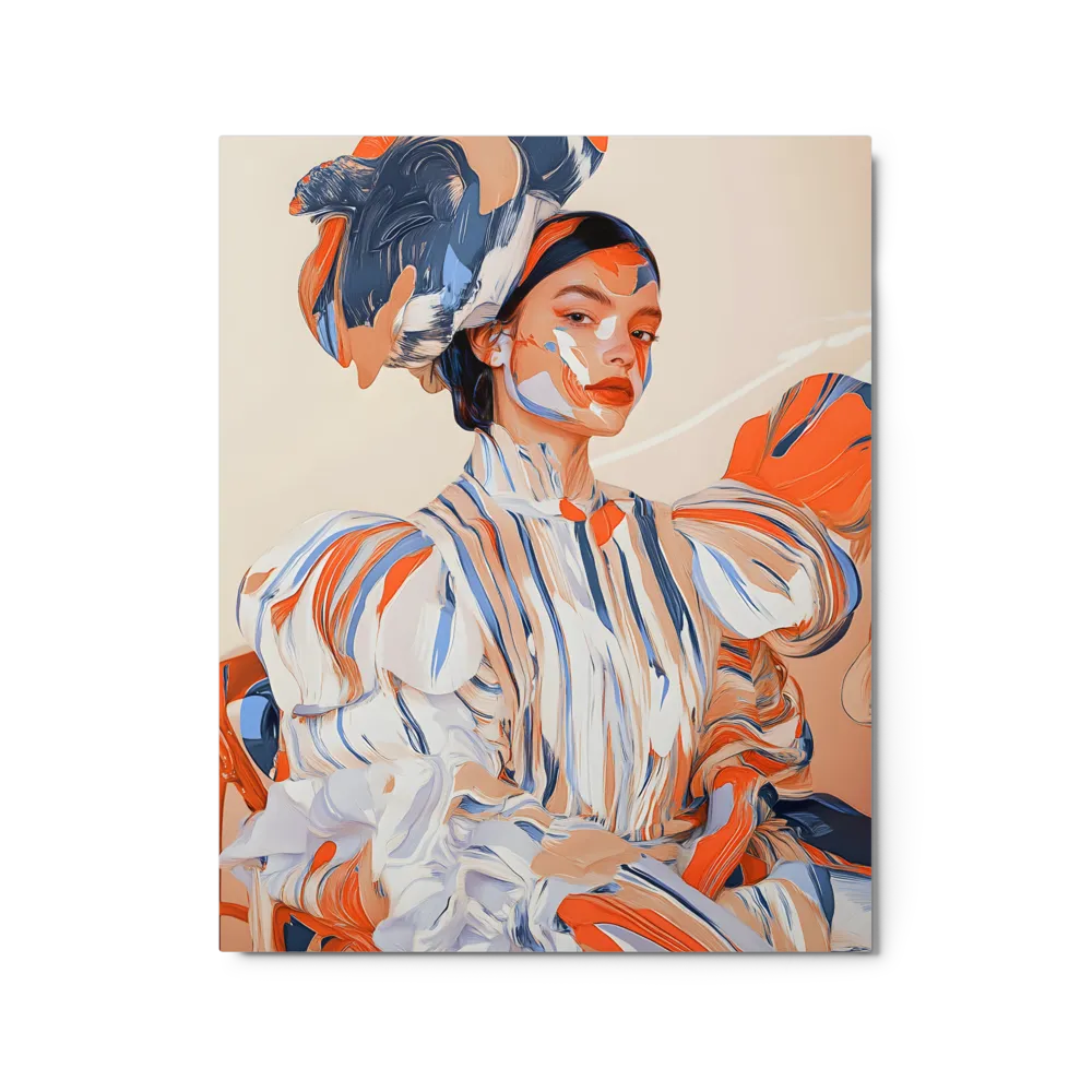 Contemporary Portrait with Bold Colors