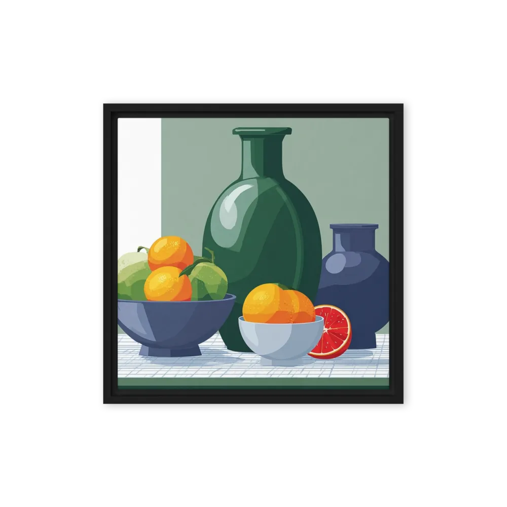 Muted Citrus Still Life 
 Canvas | 8″x 8″
