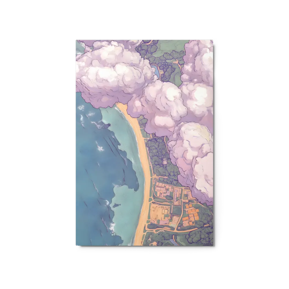 Pastel Coastline Aerial | Art Print