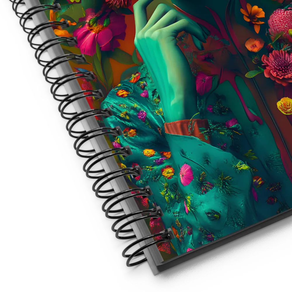 Verdant Bloom 
 Spiral Notebook | 140 pages