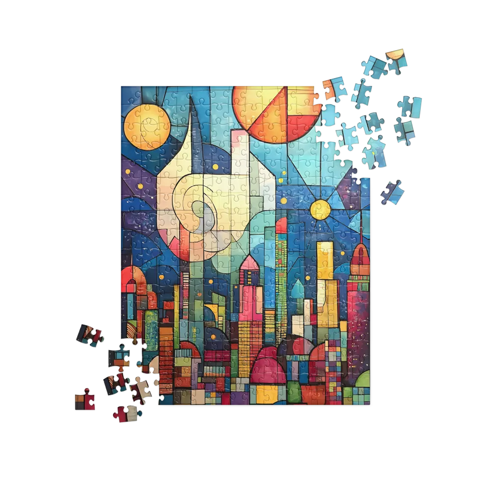 Kaleidoscope Cityscape 
 Jigsaw Puzzle