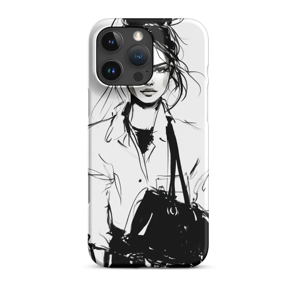 Chic Ink Sketch | Phone Case