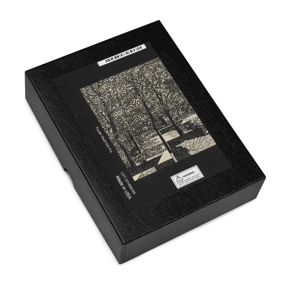 Woodland Pathway Engraving 
 Jigsaw Puzzle in Tin Box