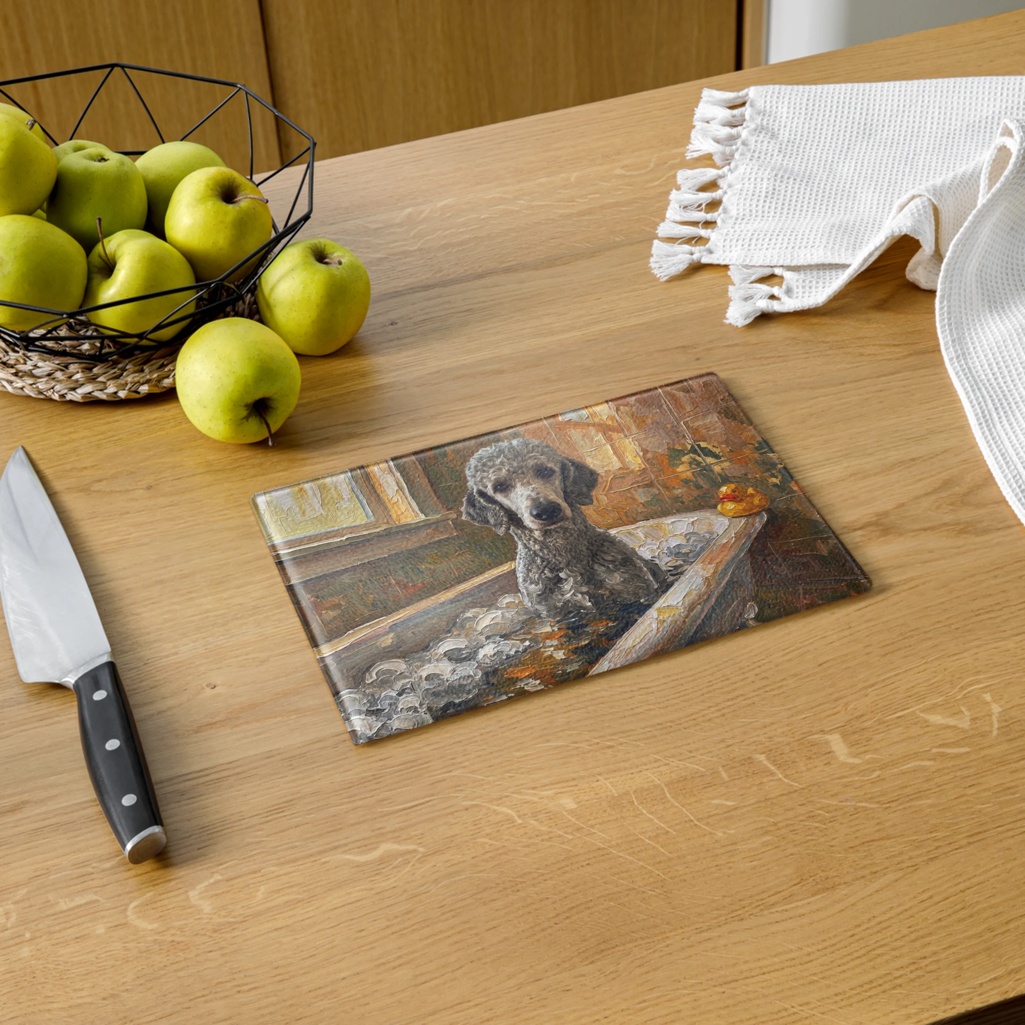 Pet Portrait Cutting Board — Impasto