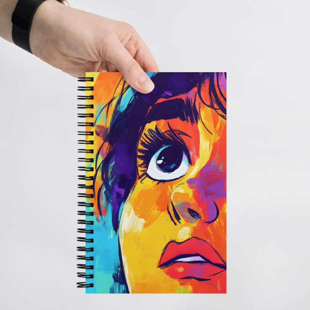 Vibrant Gaze 
 Spiral Notebook | 140 pages