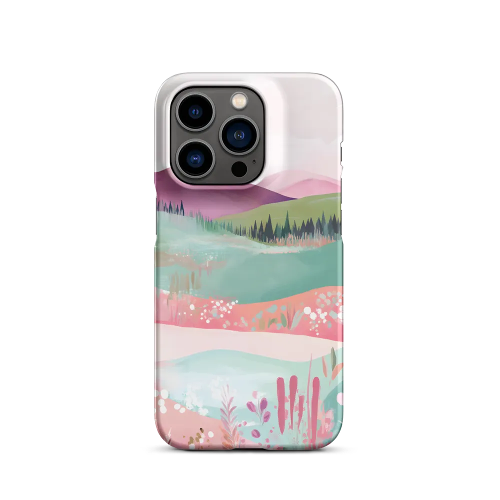 Abstract Landscape with Flowers | Phone Case