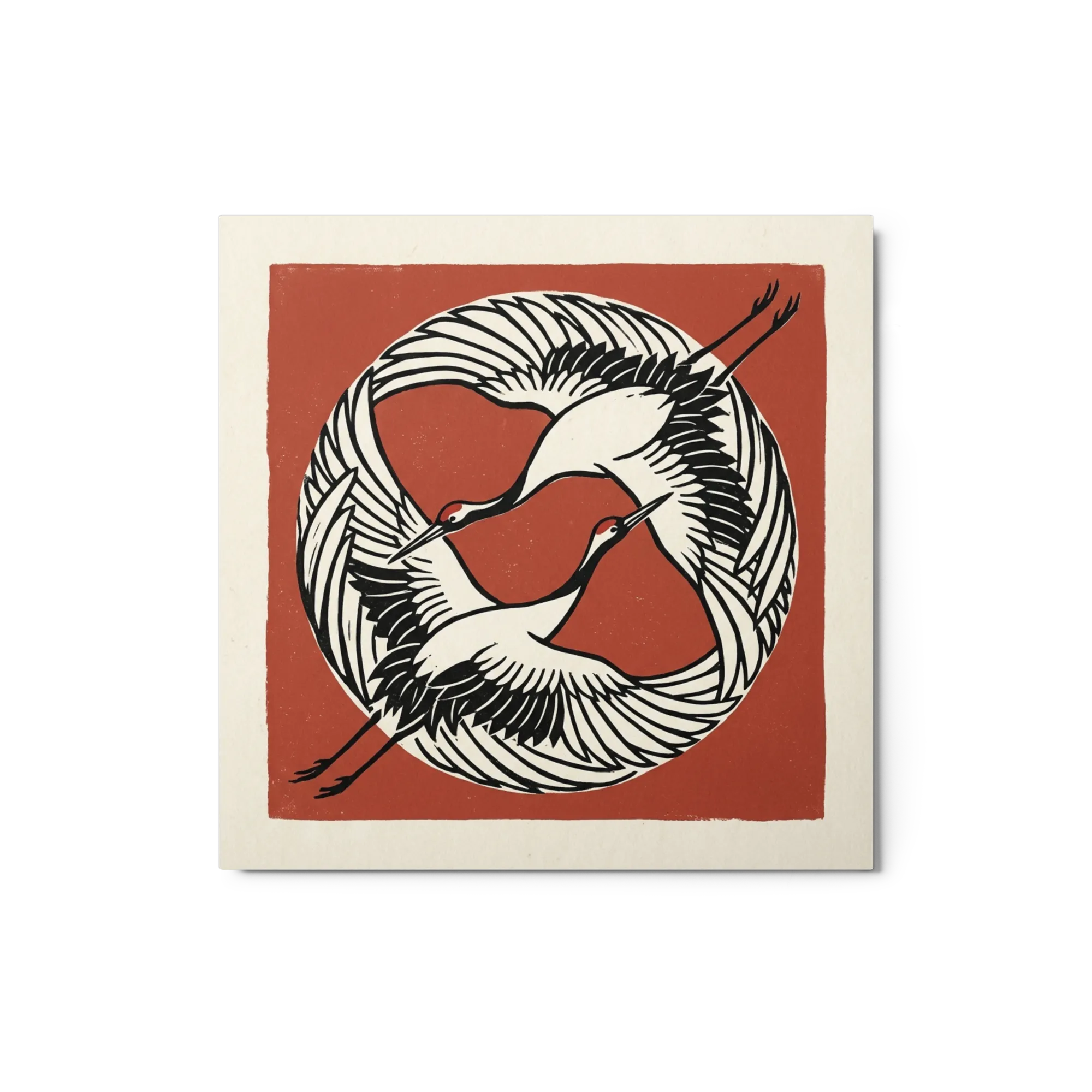 Xilogravura Japonesa Grous Enso