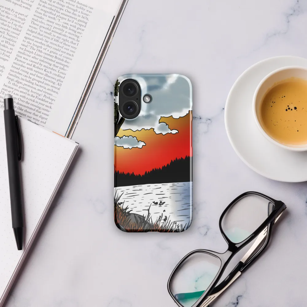 Sunset Over the Lake 
 Samsung Galaxy S24 Ultra | Tough Case