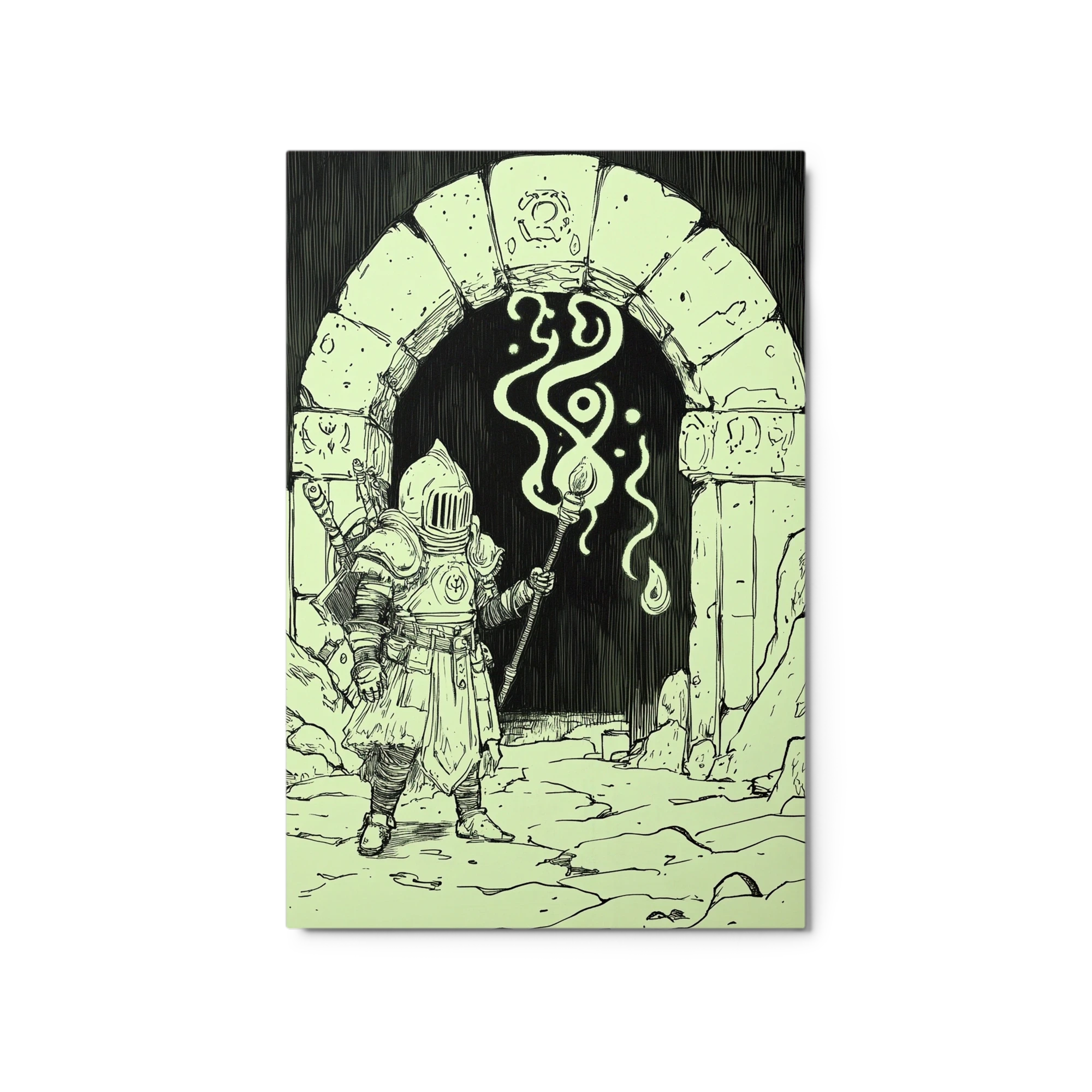 Knight in Mystical Archway