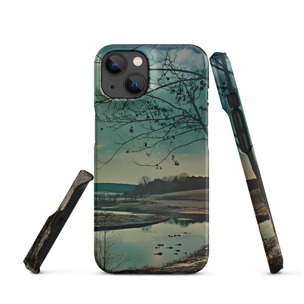 Tranquil Landscape with Water and Trees | Phone Case