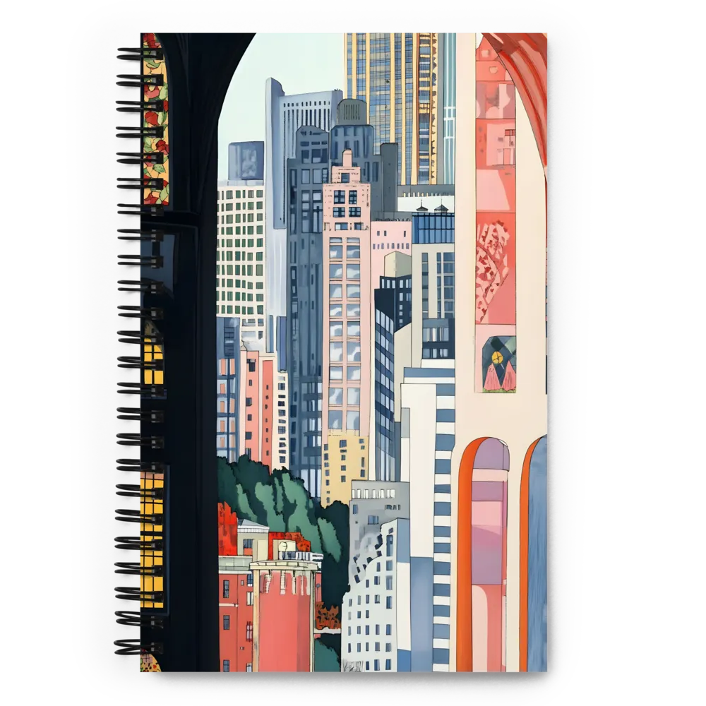 Urban Arches View 
 Spiral Notebook | 140 pages