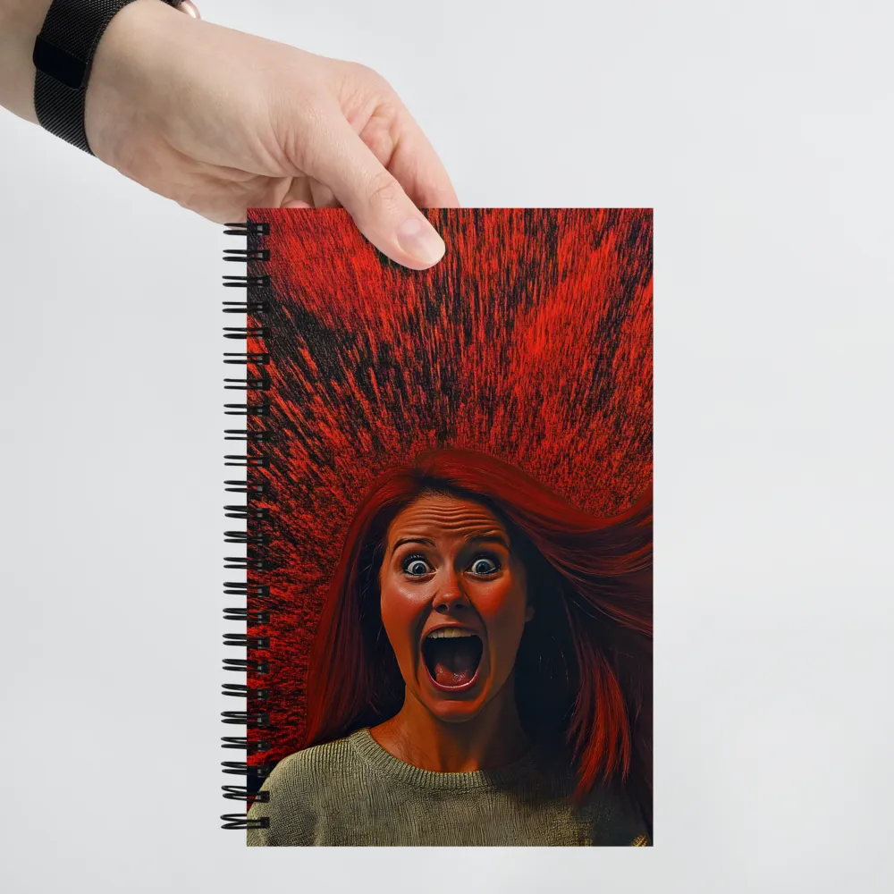 The Red Scream 
 Spiral Notebook | 140 pages