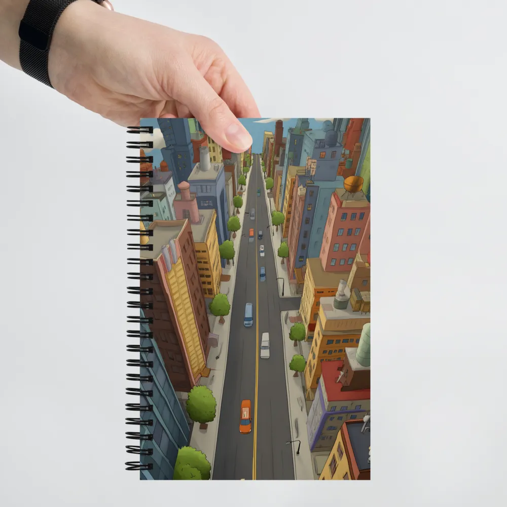 Urban Aerial Perspective 
 Spiral Notebook | 140 pages