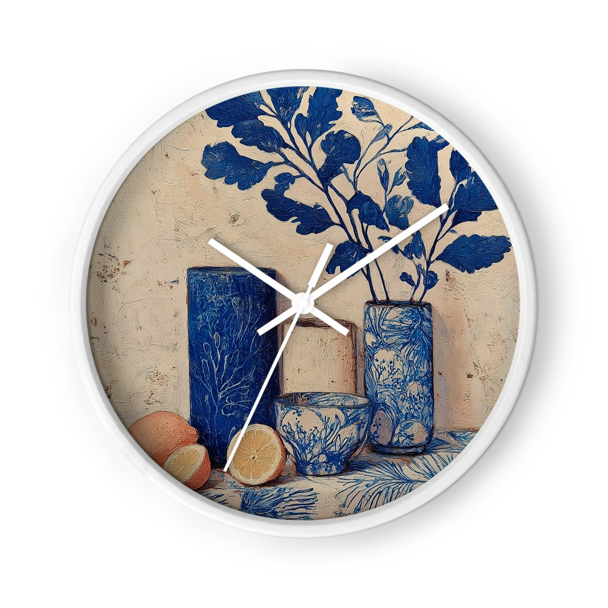 Blue Foliage and Lemons