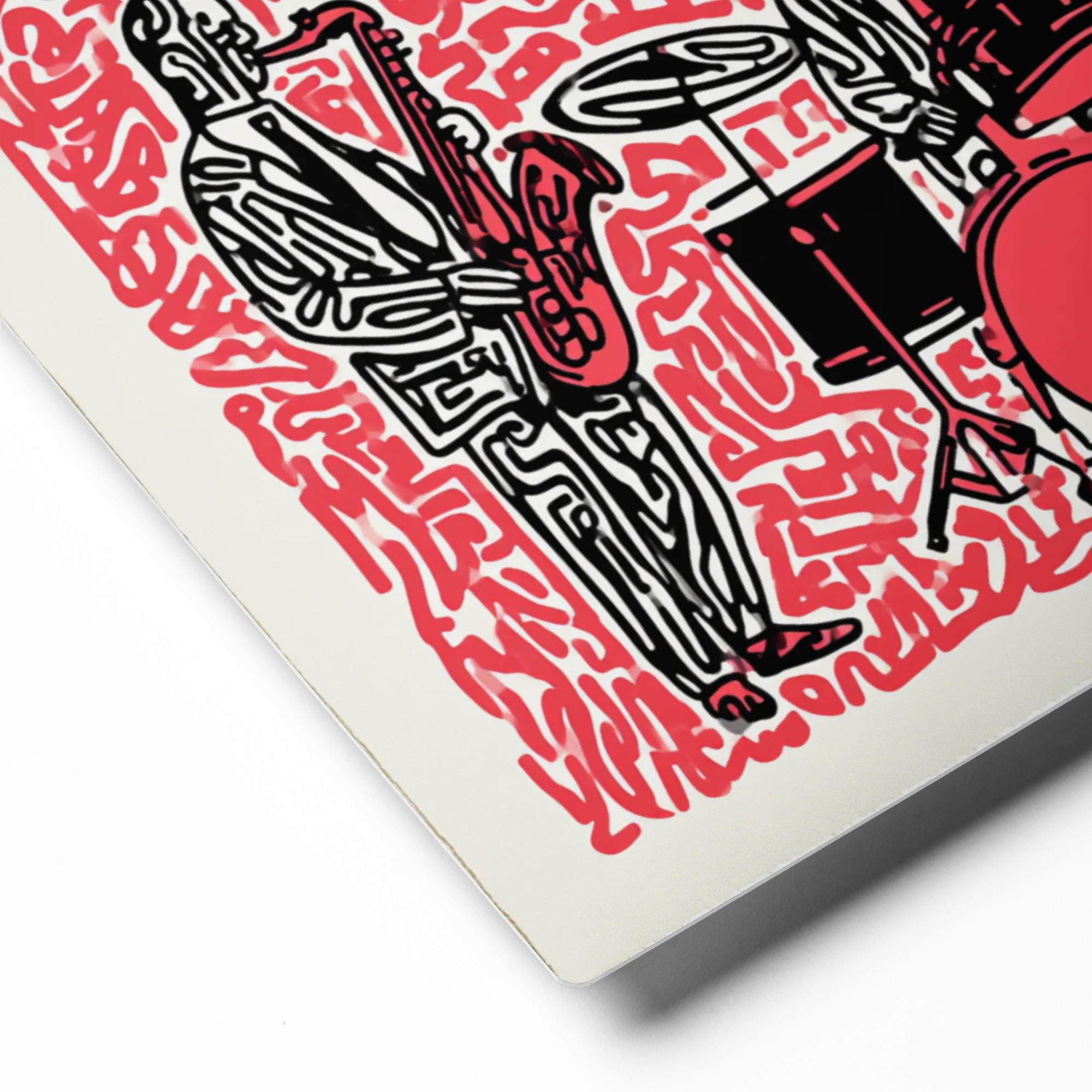 The Red Note Trio | Art Print