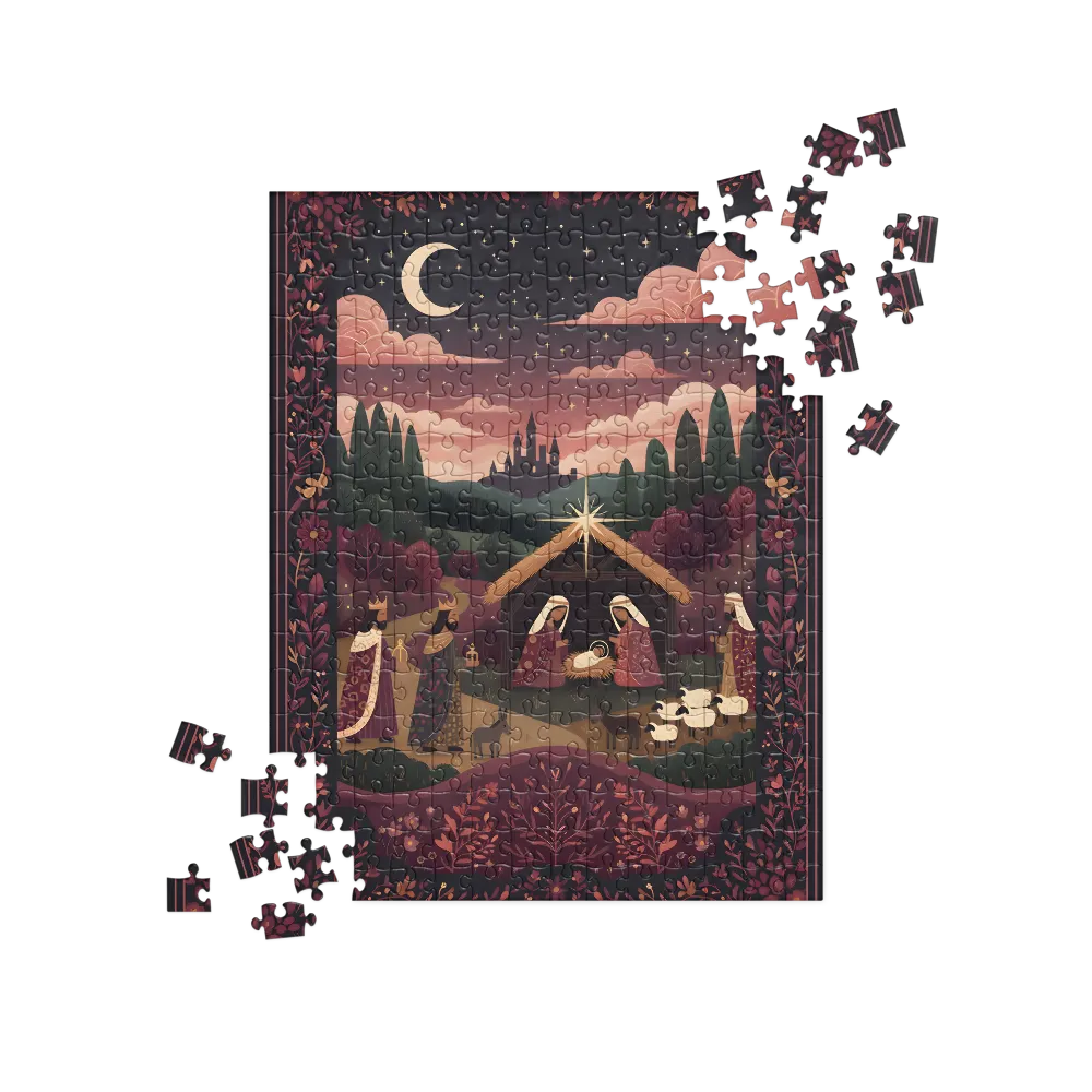 Star Over the Manger 
 Jigsaw Puzzle