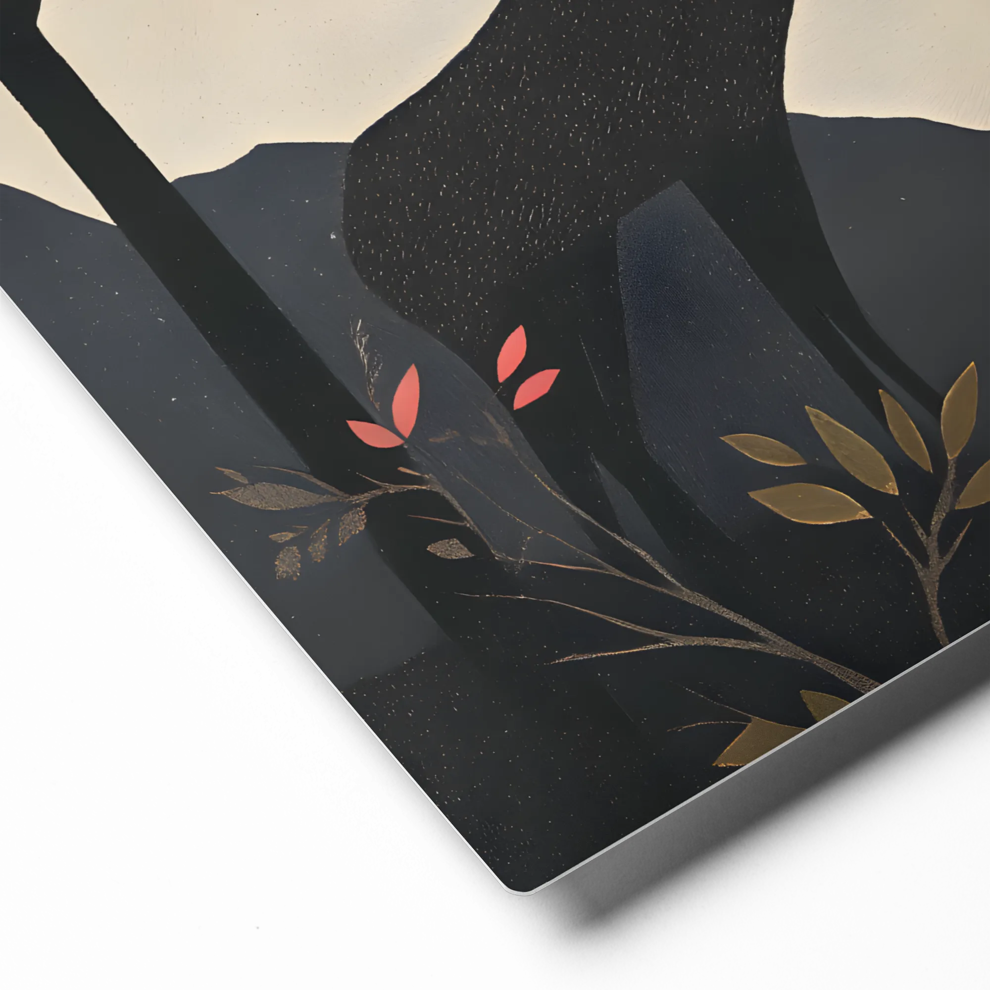 Ukiyo-e Deer Serenity 
 Canvas | 8″x 8″