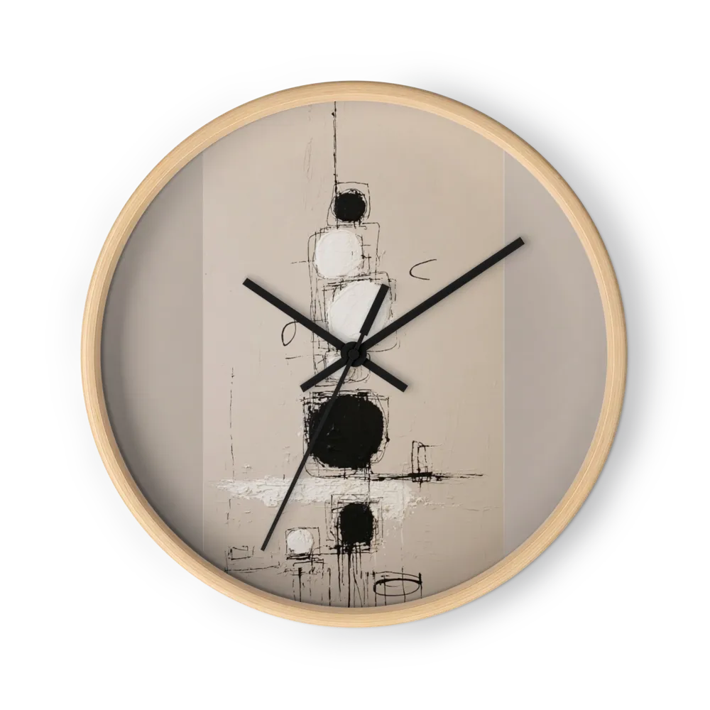 Stacked Harmony | Wall Clock