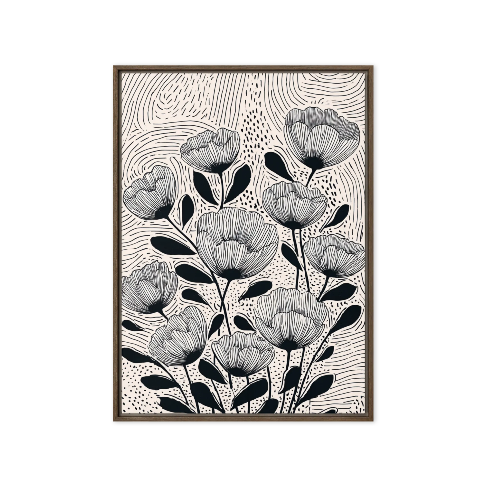 Engraved Poppies
