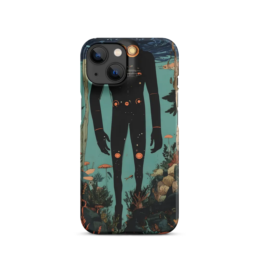 Surreal Diver Underwater Scene | Phone Case